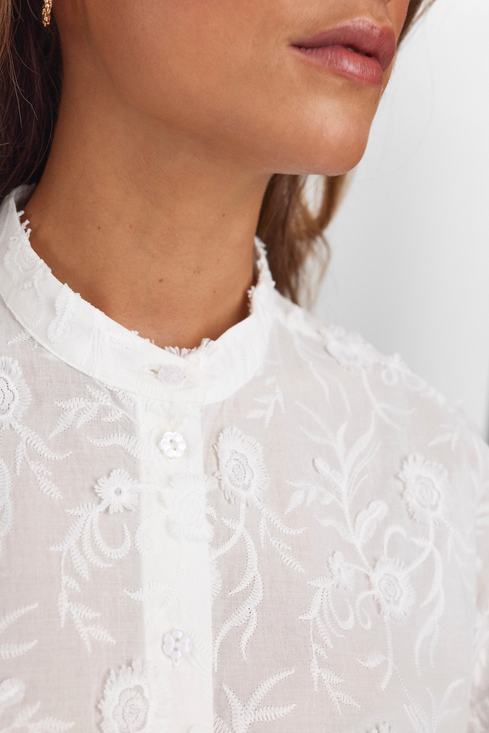 Nümph Nugisella Shirt in Bright White