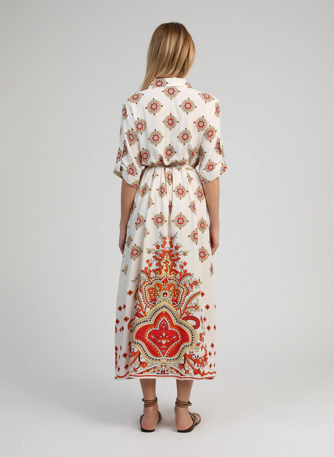 ANGE OVINTALA Print Dress