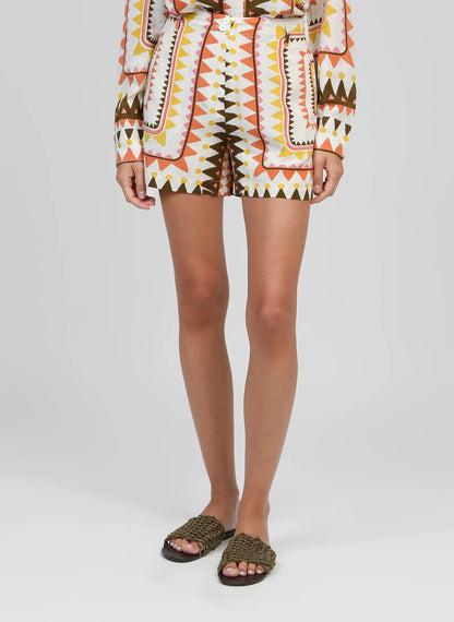 ANGE RIVILANE Shorts, Picoty Olive