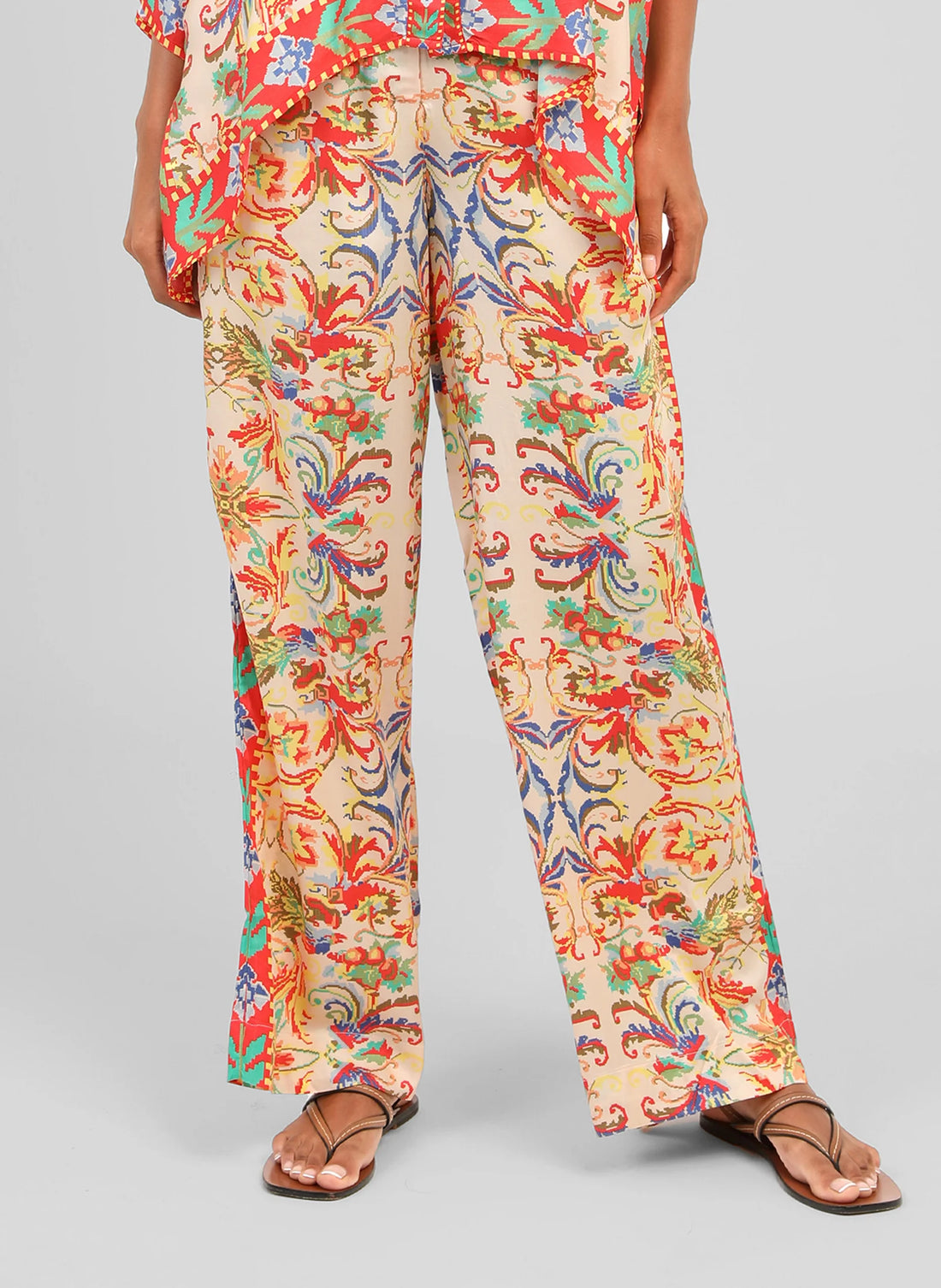 ANGE ROSSANA merida ecru pants