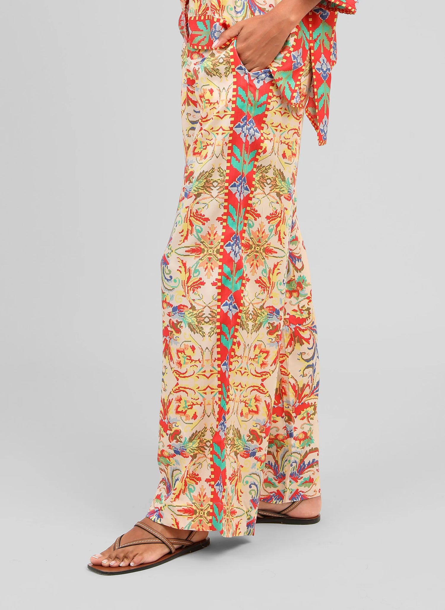 ANGE ROSSANA merida ecru pants