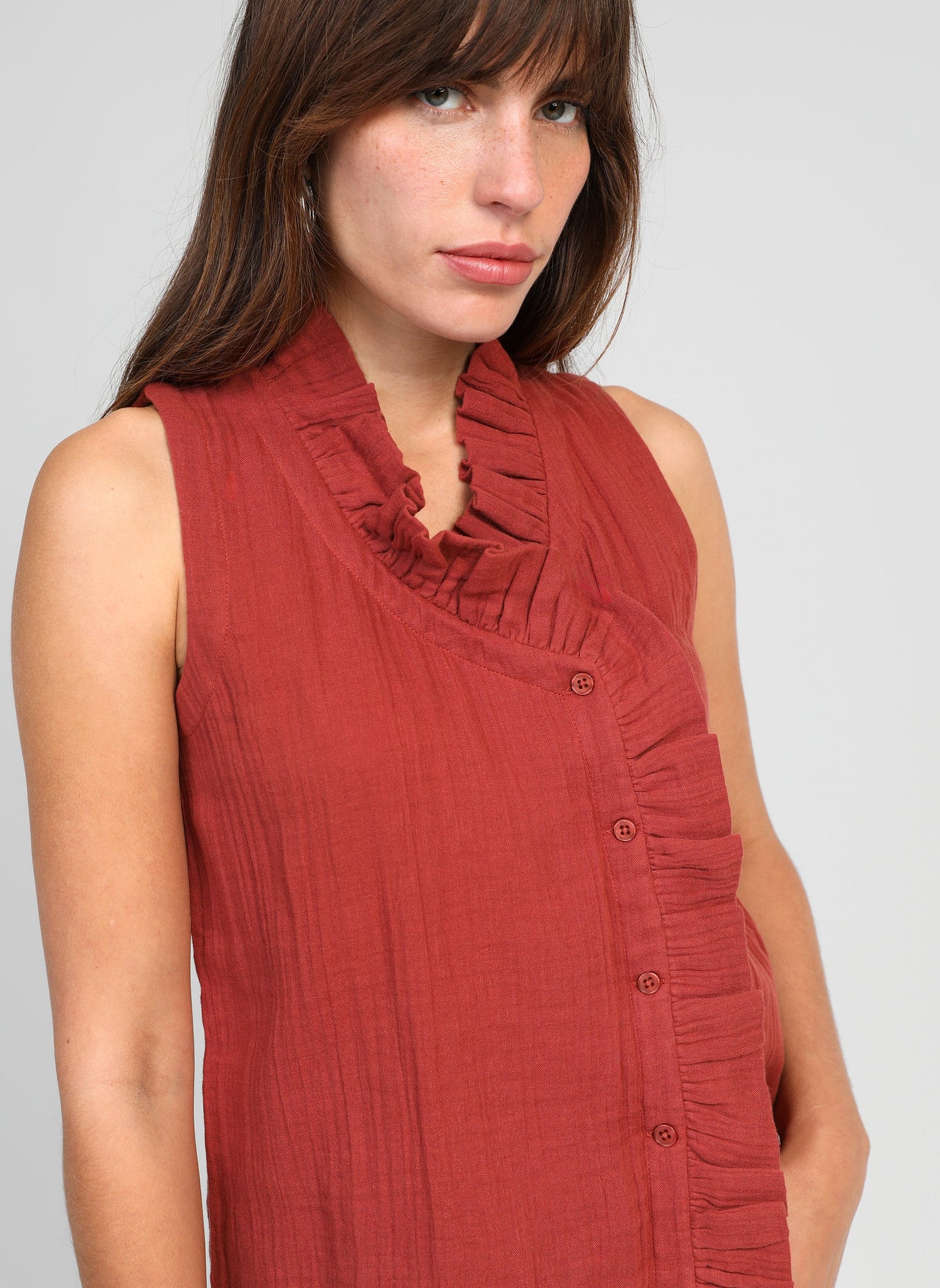 ANGE SILOE Top in Brick