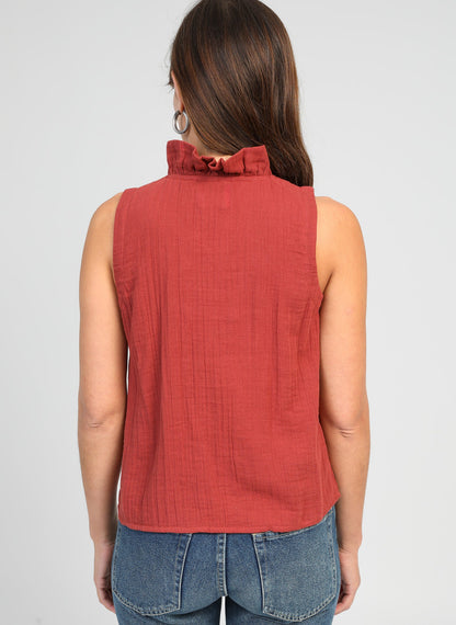 ANGE SILOE Top in Brick