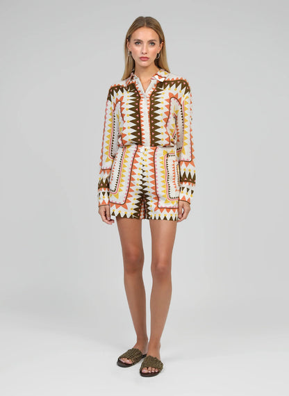 ANGE SIVILANE Shirt, Picoty Olive