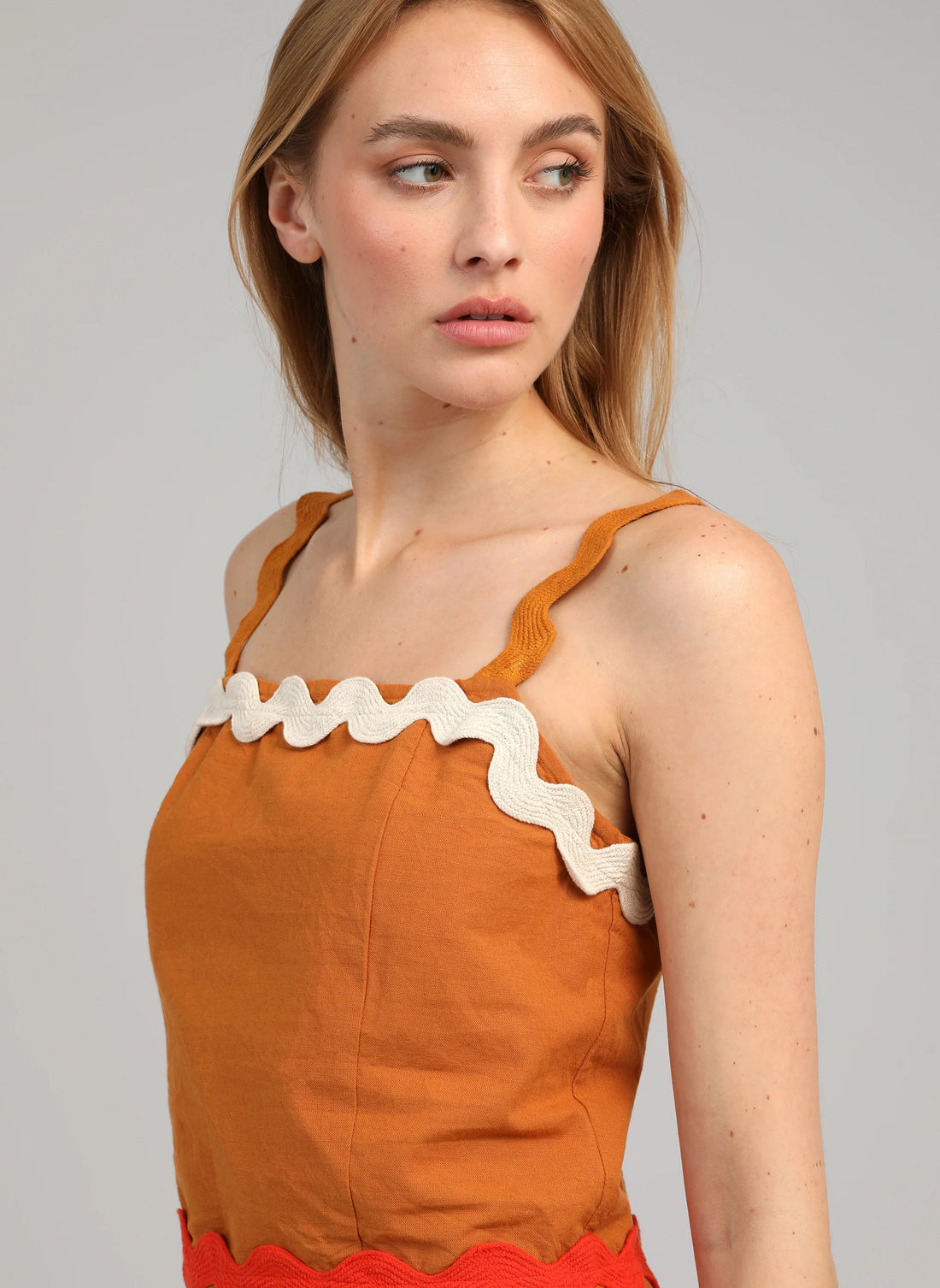 ANGE SOLINE Gold Tank Top