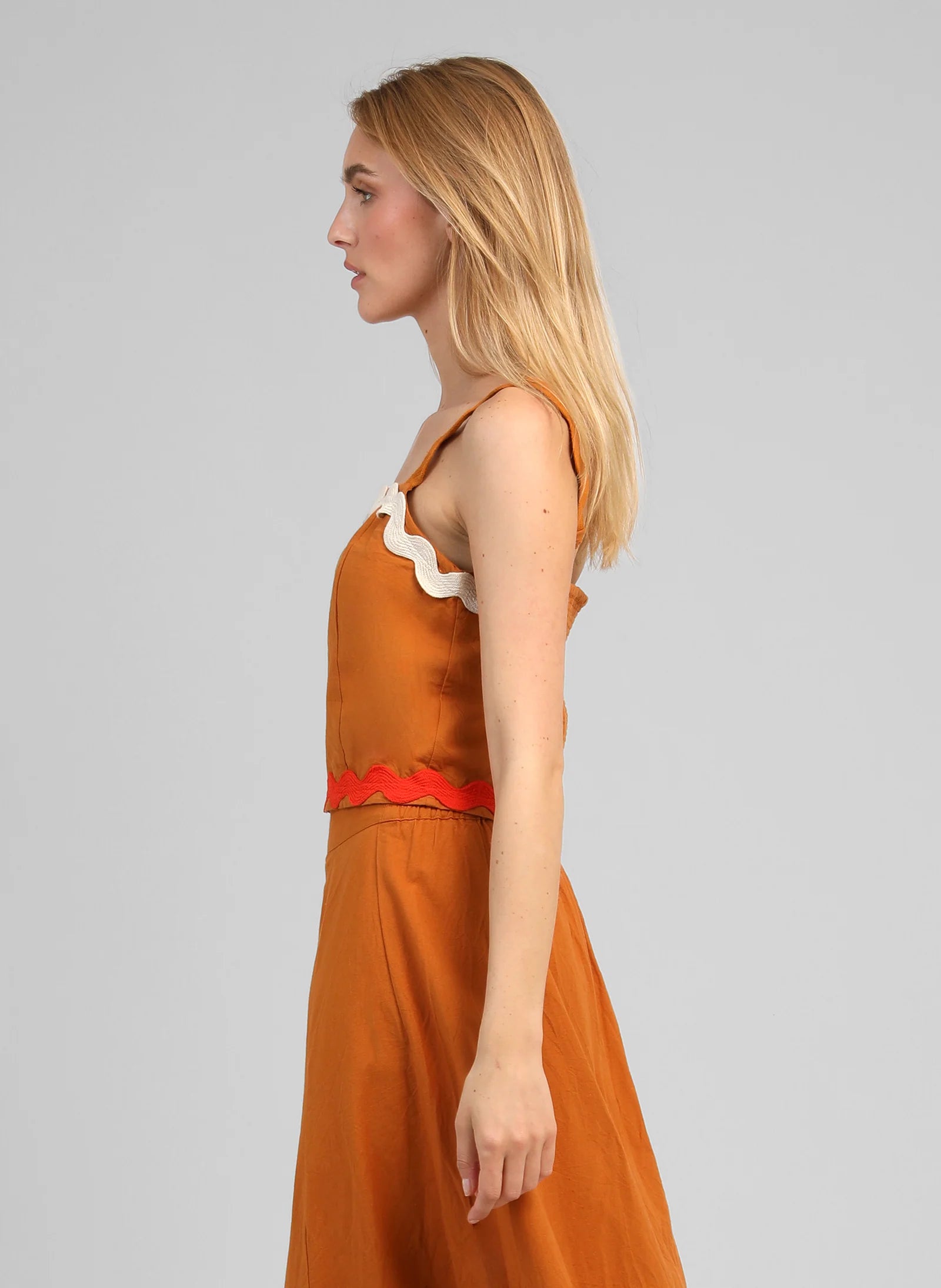 ANGE SOLINE Gold Tank Top