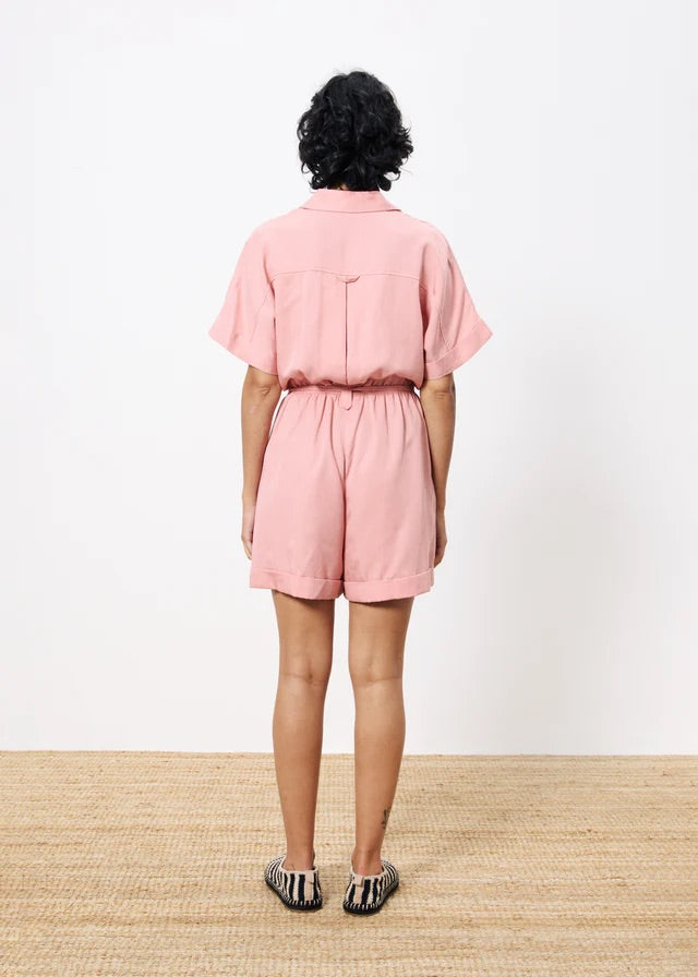 Frnch Lily Playsuit in Rose