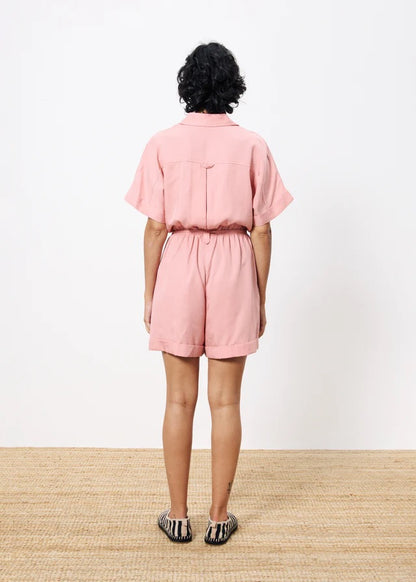 Frnch Lily Playsuit in Rose