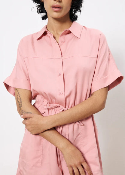 Frnch Lily Playsuit in Rose