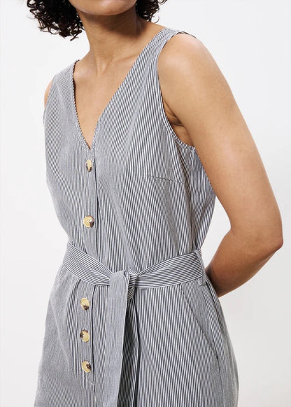 Frnch Maddie Jumpsuit in Creme Stripe