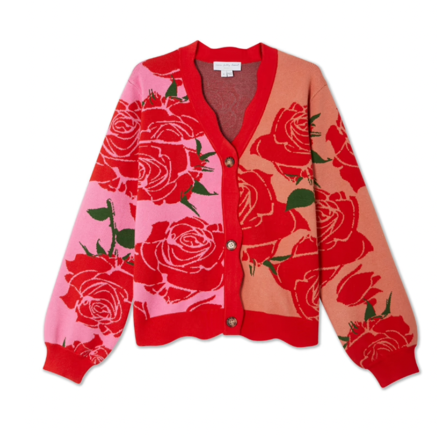 NFD Rosa Cardigan in Rose &amp; Red