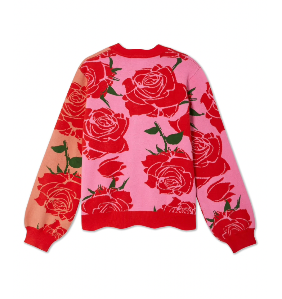 NFD Rosa Cardigan in Rose &amp; Red