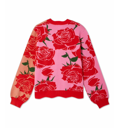 NFD Rosa Cardigan in Rose &amp; Red