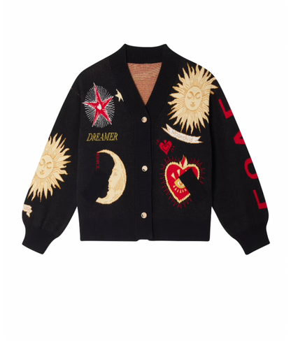 NFD Mystical Cardigan in Black