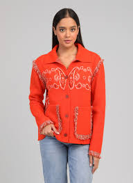 ANGE Nisani Red Cardigan (One Size)