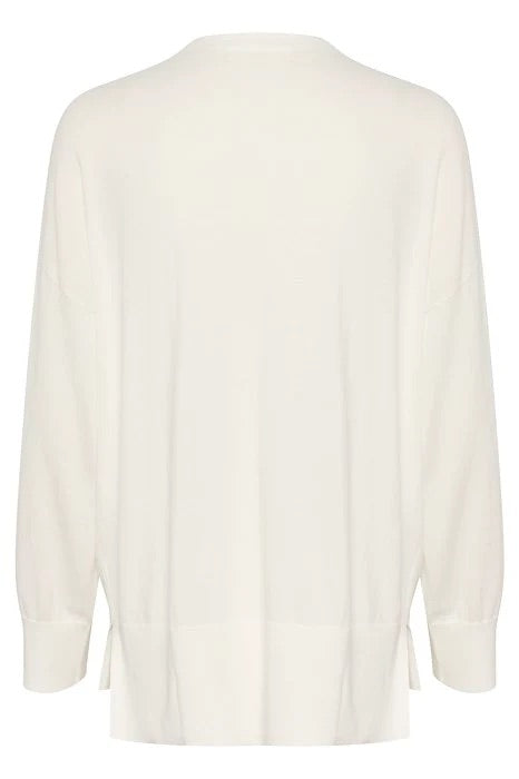 InWear Yas V-Neck Top IW Top in Pure White