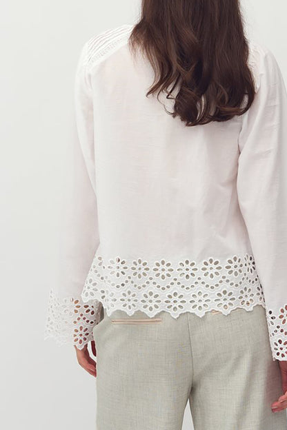 MbyM Beliza Cotton Shirt in White