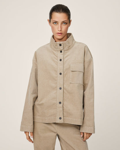 MSCH Geggo Overshirt in Trench Coat Ecru