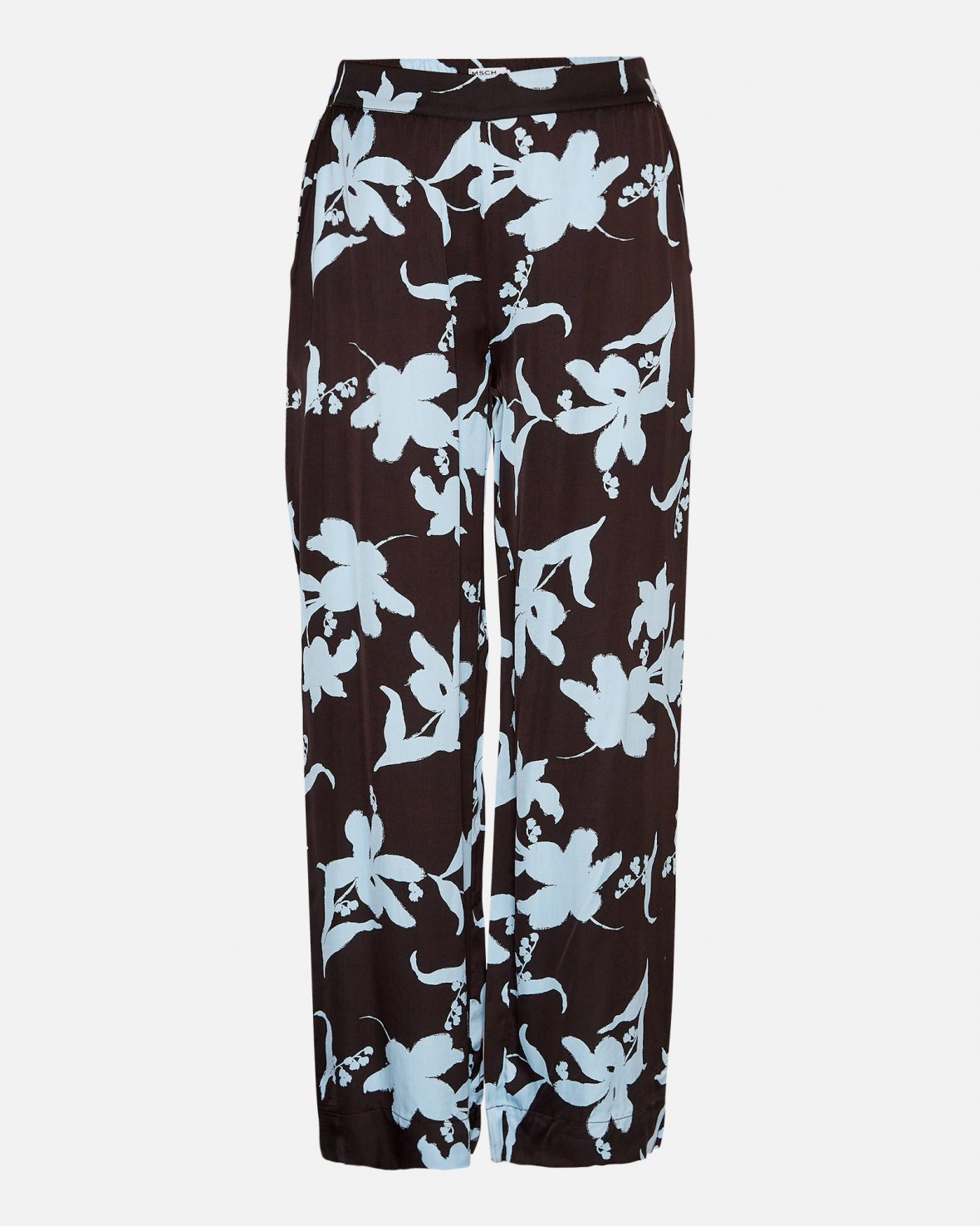 MSCH Copenhagen Irida Straight Leg Pants - Chamb Blue Flowers