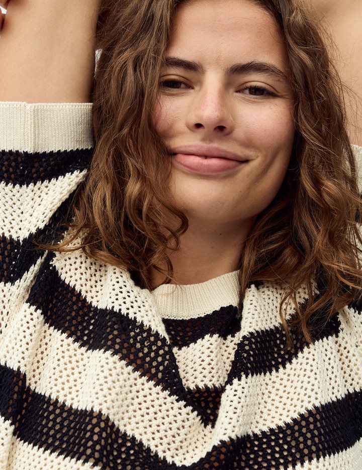 MbyM Neale-M Knitted T-shirt - Striped