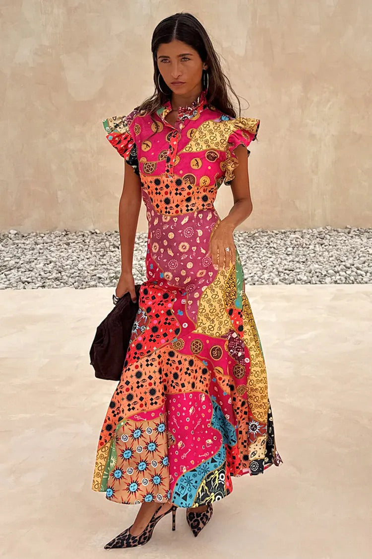 NFD Remi Dress in Morocco Print