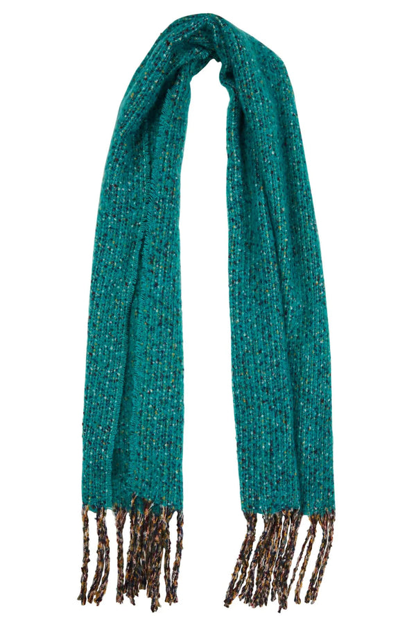 Eb&Ive Poppy Supersoft Knitted Scarf in Teal