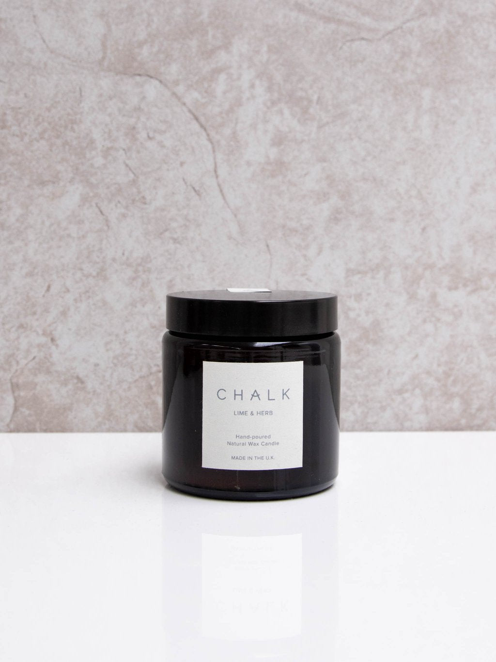 Chalk Candle 120ml - Lime &amp; Herb