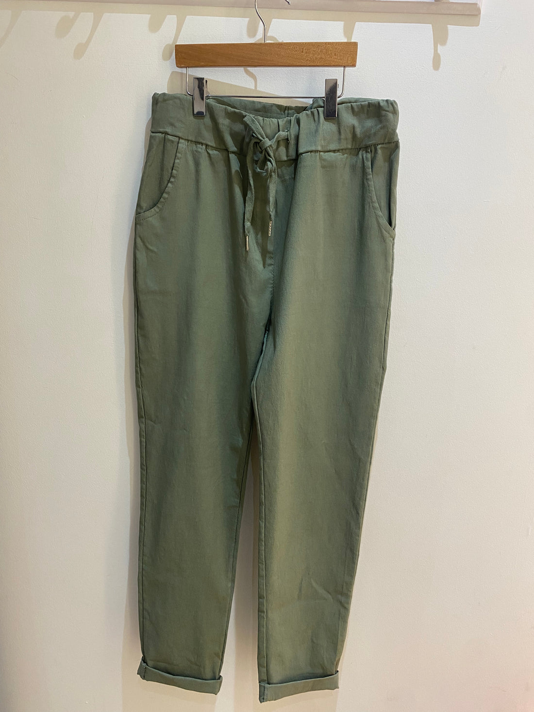 Super Stretch Khaki Twill Trouser - One Size (10-16)